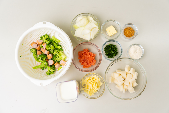 おもち明太子グラタン