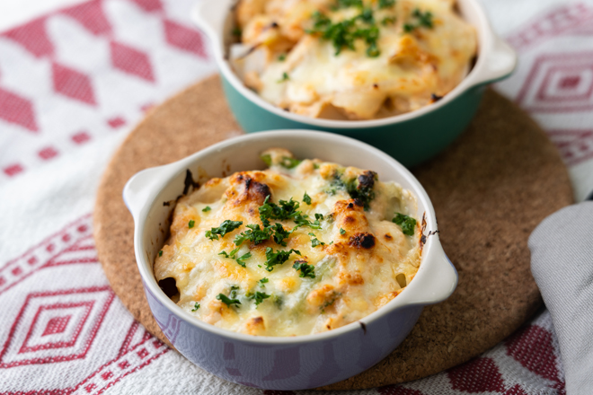 おもち明太子グラタン