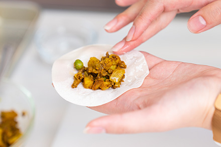 サモサ風揚げ餃子