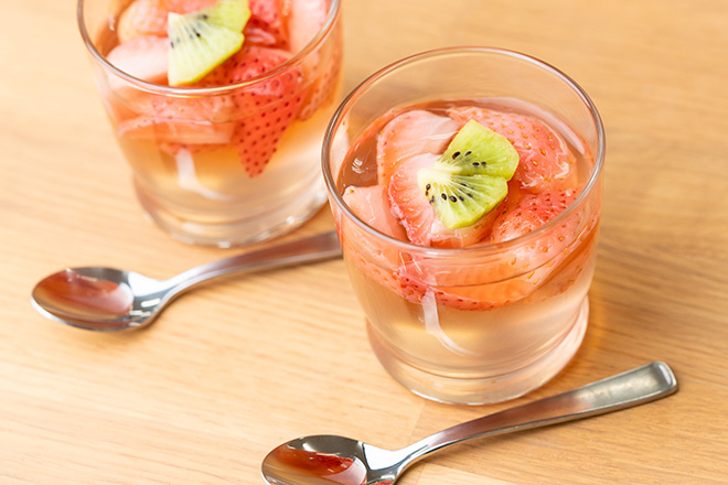 いちごのフレッシュゼリー