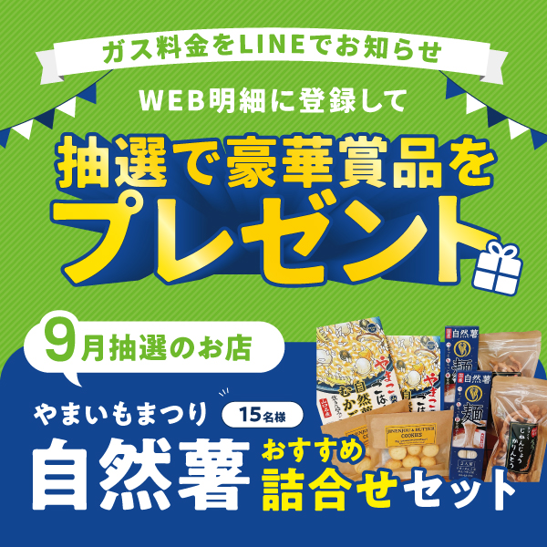 WEB明細登録プレゼント【9月】